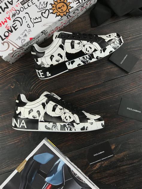 dolce gabbana panda shoes|dolce and gabbana men's shoes.